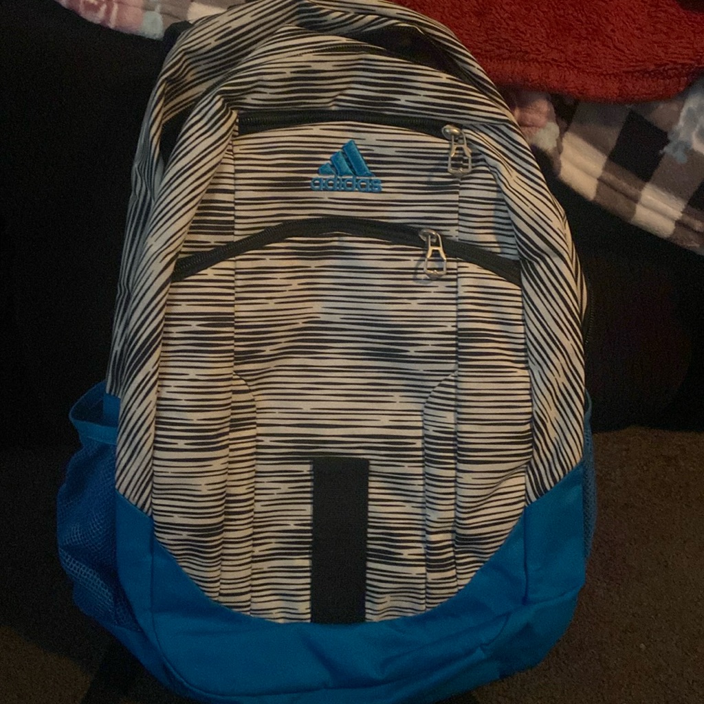 Zebra Pattern Adidas Backpack